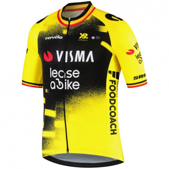 Abbigliamento Uomo Maglia Team Visma Lease a Bike 2025 The Wingbeat-Wout Van Aert Abbigliamento Uomo Maglia Team Visma Lease a Bike 2025 The Wingbeat-Wout Van Aert