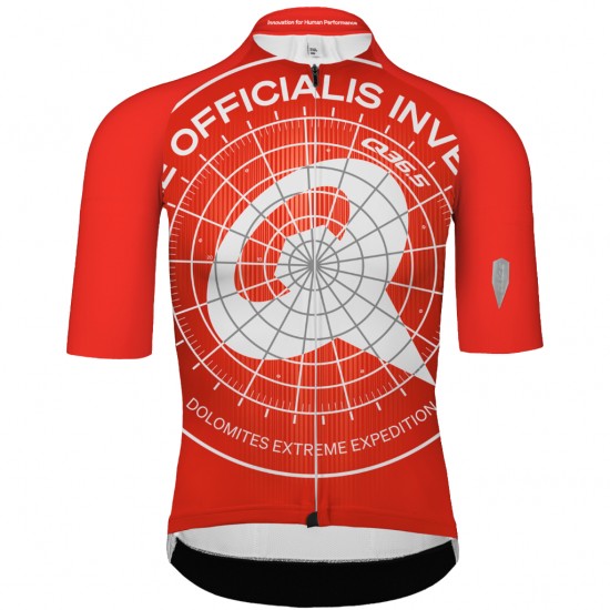 Maglia Q36.5 Gregarius Clima Dolomites Extreme da uomo rossa Maglia Q36.5 Gregarius Clima Dolomites Extreme da uomo rossa