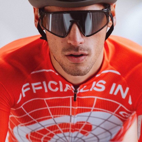 Maglia Q36.5 Gregarius Clima Dolomites Extreme da uomo rossa Maglia Q36.5 Gregarius Clima Dolomites Extreme da uomo rossa