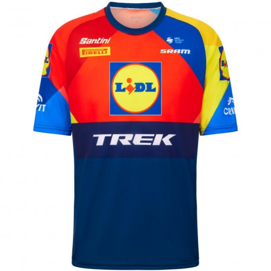 T-shirt da uomo Santini Lidl Trek 2025 T-shirt da uomo Santini Lidl Trek 2025