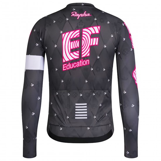 Abbigliamento Uomo Maglia a Manica Lunga Rapha EF Education EasyPost 2025 Abbigliamento Uomo Maglia a Manica Lunga Rapha EF Education EasyPost 2025
