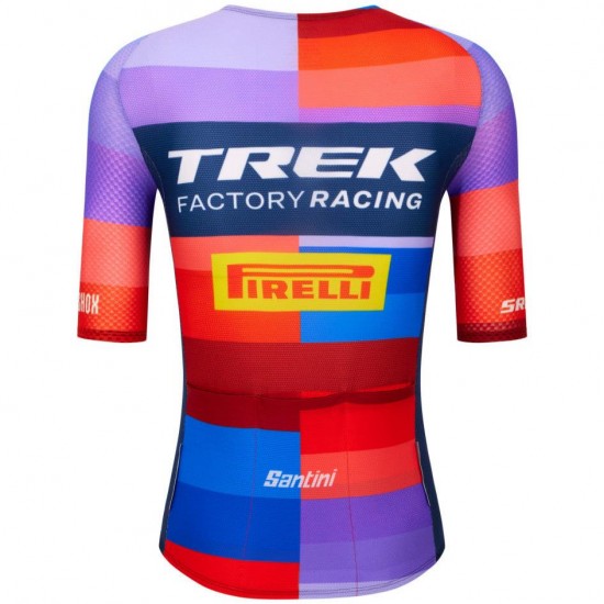 Maglia Santini Trek Factory Racing XC 2025 da uomo Maglia Santini Trek Factory Racing XC 2025 da uomo