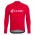 2018 Cube rosso Maglia Ciclismo Manica Lunga 36475YM