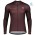 Completo Ciclismo 2020 Scott RC 1.0 Claret Squadre thermique Maglia Ciclismo Manica Lunga