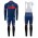 Completo Ciclismo 2020 Kalas GBR Country blu Squadre thermique Maglia Ciclismo Manica Lunga e Salopette Lunga
