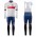 Completo Ciclismo 2020 Kalas GBR Country bianca Squadre thermique Maglia Ciclismo Manica Lunga e Salopette Lunga