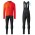 Completo Ciclismo 2020 Specialized rosso Squadre thermique Maglia Ciclismo Manica Lunga e Salopette Lunga