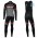 Completo Ciclismo 2020 Nalini Thebe nero-rosso Squadre thermique Maglia Ciclismo Manica Lunga e Salopette Lunga