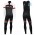 Completo Ciclismo 2020 Nalini Thebe nero-bianca Squadre thermique Maglia Ciclismo Manica Lunga e Salopette Lunga