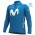 Completo Ciclismo 2020 MOVISTAR Squadre thermique Maglia Ciclismo Manica Lunga