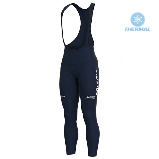 Completo Ciclismo 2020 MOVISTAR Squadre Salopette Lunga Ciclismo thermique