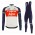 Completo Ciclismo 2020 Trek Segafredo Usine Racing bianca-rosso Squadre Maglia Ciclismo Manica Lunga e Salopette