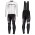 Completo Ciclismo 2020 Scott RC Pro bianca Squadre Maglia Ciclismo Manica Lunga e Salopette