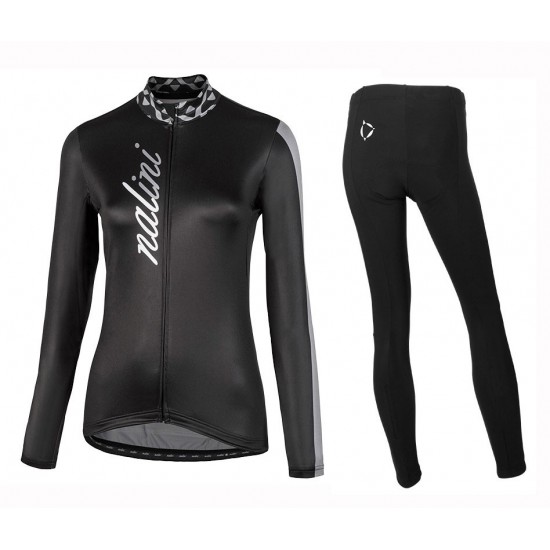 Completo Ciclismo 2020 Nalini MCL nero Squadre Maglia Ciclismo Manica Lunga e Salopette