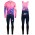 Completo Ciclismo 2020 EF Pro Cycling Rose Squadre Maglia Ciclismo Manica Lunga e Salopette