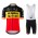 Completo Ciclismo 2020 JUMBO-VISMA Belgium champion MSquadre abbigliamento Bici Completo Maglia Ciclismo Corta e Salopette