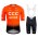 Completo Ciclismo 2020 CCC Pro Orange MSquadre abbigliamento Bici Completo Maglia Ciclismo Corta e Salopette