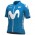 Completo Ciclismo 2020 Movistar Des gamins Squadre Maglia Ciclismo Manica Corta