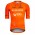 Completo Ciclismo 2020 Euskaltel Euskadi Orange Squadre Maglia Ciclismo Manica Corta