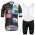 EF Education Frist Tour De France 2021 Team abbigliamento Bici Completo Maglia Ciclismo Corta e Salopette I30185