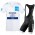 White Deceuninck quick step Tour De France 2021 Team abbigliamento Bici Completo Maglia Ciclismo Corta e Salopette DFtg85