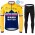 Winter Fleece Jumbo Visma SLovenia Pro Team 2021 Abbigliamento Maglia Ciclismo Manica Lunga e Salopette Lunga nFJt6O