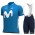 2021 Movistar Pro Team abbigliamento Bici Completo Maglia Ciclismo Corta e Salopette SbnfiA