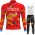 2022 Bahrain Victorious Pro Team Abbigliamento Ciclismo Maglia Ciclismo Manica Lunga e pantaloni lunga NkaKa