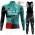 2022 Winter Bora Hansgrohe Pro Team Abbigliamento Ciclismo Maglia Ciclismo Manica Lunga e Salopette Lunga IhPxo