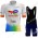2022 Team Total New Energies abbigliamento Bici Completo Maglia Ciclismo Corta e Salopette HSVNU