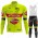 2022 bingoal WALLONIE BRUXELLES Pro Team Abbigliamento Ciclismo Maglia Ciclismo Manica Lunga e Salopette Lunga AA9Bk