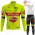 2022 Winter bingoal WALLONIE BRUXELLES Pro Team Abbigliamento Ciclismo Maglia Ciclismo Manica Lunga e Salopette Lunga 76ugP