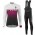 2017 Scott Rc Donne bianco lila Squadre Pro Abbigliamento Ciclismo Maglia Ciclismo Manica Lunga e Salopette Lunga 22205-QC