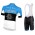 2016 Cofidis Champion d'Estonie blu Nuovo abbigliamento Ciclismo Completo Maglia Ciclismo Corta e Salopette 54219-FY