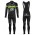 2016 Crelan -AA Drink nero Squadre Pro Abbigliamento Ciclismo Maglia Ciclismo Manica Lunga e Salopette Lunga 60362-KH