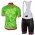 CASTELLI ATTACCO verde abbigliamento Ciclismo Completo Maglia Ciclismo Corta e Salopette 44379-BD