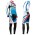 2016 Cube Teamline bianco -blu Thermo Squadre Pro Abbigliamento Ciclismo Maglia Ciclismo Manica Lunga e Salopette Lunga 64015-QE