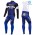 2016 Etixx -Quick Step blu Thermo Squadre Pro Abbigliamento Ciclismo Maglia Ciclismo Manica Lunga e Salopette Lunga 96782-LH