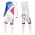 2016 Team FDJ bianco Squadre Pro Abbigliamento Ciclismo Maglia Ciclismo Manica Lunga e Salopette Lunga 44601-DH