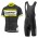 2017 Giant giallo et nero Nuovo abbigliamento Ciclismo Completo Maglia Ciclismo Corta e Salopette 25227-IE