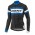 2017 Giant blu et nero Maglie Ciclismo Manica Lunga 87384-WM