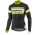 2017 Giant giallo et nero Maglie Ciclismo Manica Lunga 91884-HZ
