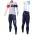 2016 Team IAM bianco Thermo Squadre Pro Abbigliamento Ciclismo Maglia Ciclismo Manica Lunga e Salopette Lunga 40286-NX