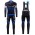2016 Santini Interactive 3.0 nero -blu Thermo Squadre Pro Abbigliamento Ciclismo Maglia Ciclismo Manica Lunga e Salopette Lunga 58980-IY
