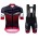 2016 Santini Interactive 3.0 nero Rosso Nuovo abbigliamento Ciclismo Completo Maglia Ciclismo Corta e Salopette 63329-MX