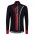 2016 Santini VEGA nero -Rosso Maglie Ciclismo Manica Lunga 83977-IT