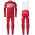 2016 Scott ODLO Team Rosso Squadre Pro Abbigliamento Ciclismo Maglia Ciclismo Manica Lunga e Salopette Lunga 17635-TF