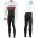 2016 Scott RC bianco -nero -Rosso Thermo Squadre Pro Abbigliamento Ciclismo Maglia Ciclismo Manica Lunga e Salopette Lunga 11103-AV