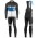 2016 Scott Team nero -blu -bianco Thermo Squadre Pro Abbigliamento Ciclismo Maglia Ciclismo Manica Lunga e Salopette Lunga 18575-QH
