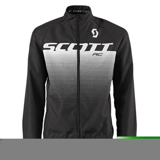 2017 Scott Rc bianco-nero Maglie Ciclismo Manica Lunga 18998-ZF